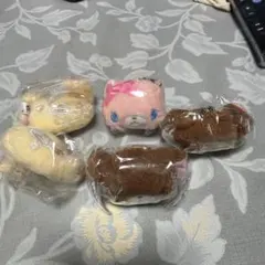 シュガーバニーズ ぬいぐるみチャーム5個セット