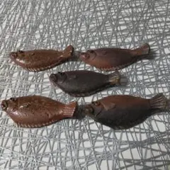 陶器製 魚型箸置き 5個セット