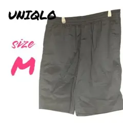 美品✨ユニクロ【M】ドライストレッチイージーショーツ 黒 ハーフパンツ