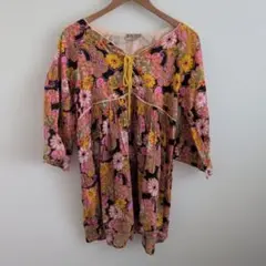 マライカ MALAIKA 花柄 ペイズリー柄 チュニック ワンピース エスニックのサムネイル