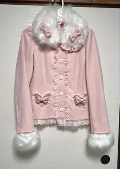 新品超レア La Pafait フリルリボンファーハートコート ピンク 2025年最新】ラパフェ コートの人気アイテム - メルカリ