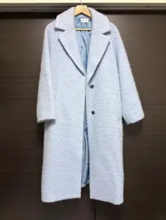 PLST チェスターコート ライトブルー