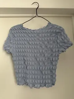 GU ライトブルー 半袖トップス