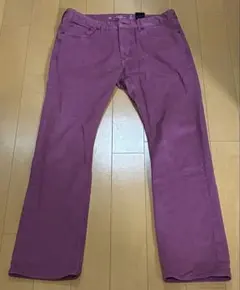L.O.G.G. メンズ カラーデニムパンツ パープルのサムネイル