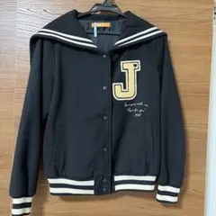 フィント　セーラー襟 ジャンパー 黒のサムネイル