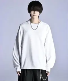 【welise×犬飼京】プレミアムムースコットン ヘムドローコードL/S T