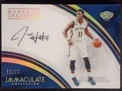 【75/75】Immaculate Jrue Holiday Auto サイン