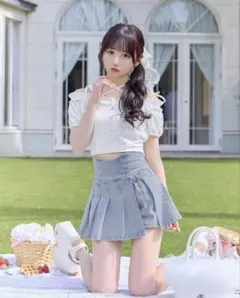 ミシェルマカロン 美脚デニムスカパン FREEのサムネイル