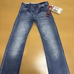 べべ　デニムバー　ストレートパンツデニム　130cm