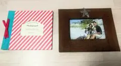フォトフレームとフォトアルバムセット