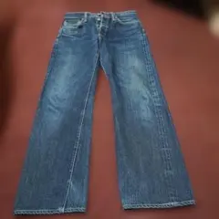 希少赤タブ】フラットヘッド 3005XX W28 旧ステッチ 鬼ヒゲ 赤耳