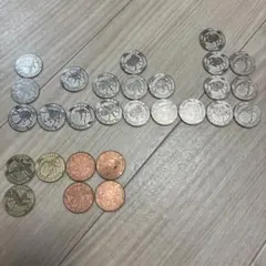 ムシキング コイン まとめ売り 28枚セット 銀色 銅色　金色