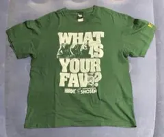 書泉xコアチョコWhat is your fav?アイビー・グリーンTシャツＬ
