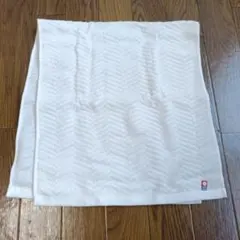 今治タオル フェイスタオル ホワイト ヘリンボーン柄　新品　34×77cm 白のサムネイル
