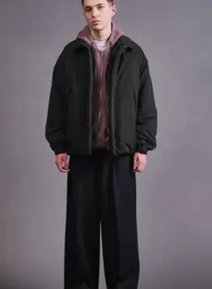 美品 monkey time パデッド プリマロフト タフタ ジャケット M 黒