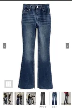 GRL ストレッチフレアデニムパンツ［cu532］