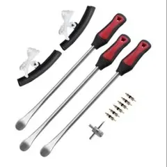 A35新品【ROTATION】タイヤレバー6点セット ステンレス製バイク自転車のサムネイル