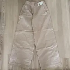 UNIQLO ワイドチノパンツ ピンク S