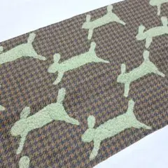 ミナペルホネン　完売品　ランランラン　brown　生地　ファブリック