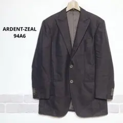 ARDENT-ZEAL イタリア製ウール生地 テーラードジャケット 茶系i522