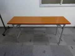 折りたたみテーブル、木製柄、事務所テーブル、会議テーブル