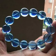 ⭐︎【高級】天然 アクアマリン ブレスレット 14.5mm 63.6g - メルカリ