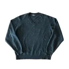 Brooks Brothers ラムウール100% Vネックニット 香港製 L