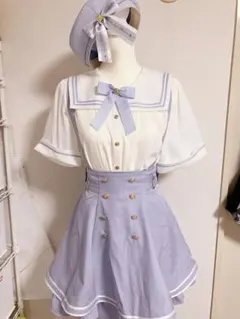Amavel Candy Ribbon セーラーワンピース ピンク - メルカリ