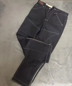 Andersson Bell ダークデニム ジッパー付きパンツ