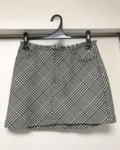 ZARA チェック柄ミニスカート
