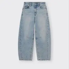 GU バレルレッグジーンズ S