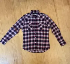 ナノユニバース　チェックシャツ　Mサイズ