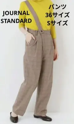 JOURNAL STANDARD チェック柄 ワンショルダー サロペット パンツ