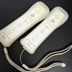 Wiiリモコン 2個セット Wiiコントローラー　任天堂【白】