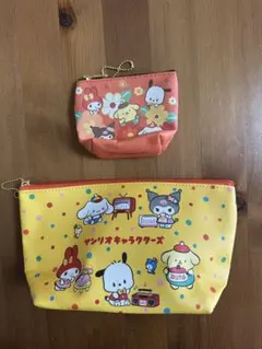 サンリオキャラクターズ　ポーチ2個セット