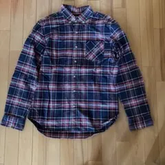 OLD Stussy チェック柄 長袖シャツ Lサイズのサムネイル