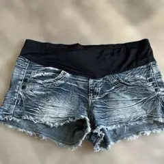 マタニティ デニムショートパンツ Mサイズのサムネイル