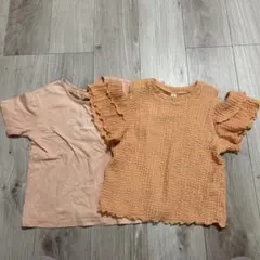 GU ever closet Tシャツ　2枚セット　130センチのサムネイル