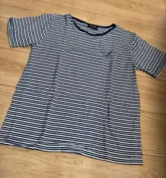 KANGOL ボーダー 半袖Tシャツ ネイビー L