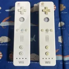 Wii リモコン　ホワイト　２個セット　動作確認済み