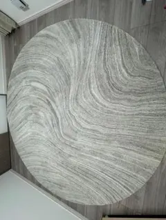 【定価23万円】BoConcept Furrow ラグ 円形 グレー 250cmのサムネイル