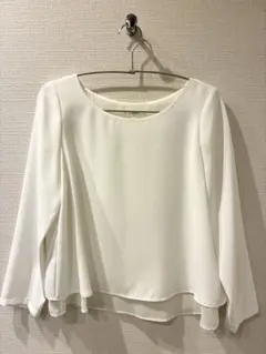 PLAT シフォン風 長袖 ブラウス　入園式　入学式