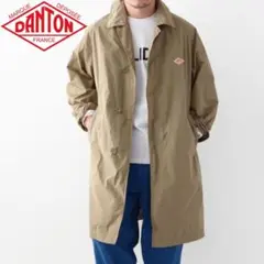 【美品】DANTON ダントン ポリエステル マイクロタフタ ハーフコート 38