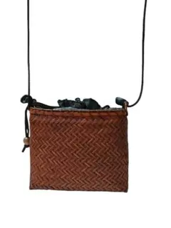 【送料込み】《匿名配送》伝統工芸品　カゴバック　ポシェット　ショルダー