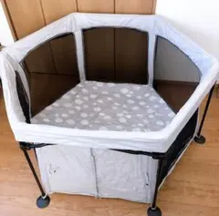 日本育児　ベビーザークル　雲　クラウド　六角形