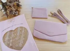 ゼクシィ 10月号付録 JILL STUART  レザー調バック&ミニポーチ