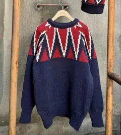 Nigel Cabourn AUTHENTIC キークルーニット 48 UK製のサムネイル