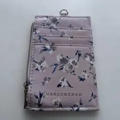 MERCURYDUO 薄紫 花柄 ポーチ