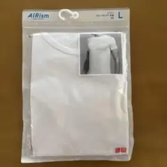 AIRism ホワイト Tシャツ Lサイズ