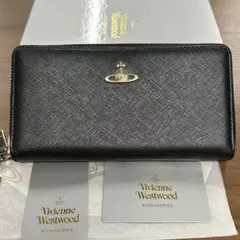 新品同様‼️ ヴィヴィアンウエストウッド　財布　長財布　オーブ　ラウンドファスナー